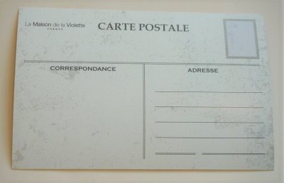 画像1: フランス製　スミレのポストカード