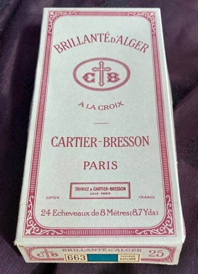 画像1: フランス製　ヴィンテージ糸　Cartier-Bresson　シンブル