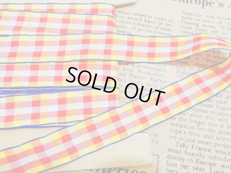 画像1: フランス製ヴィンテージリボン　SALE! (1)