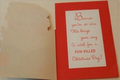 画像1: アメリカ製　ヴィンテージギフトカード  クリスマス