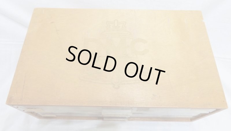 画像2: フランス製　ヴィンテージ　DMC ３段　ボックス (2)