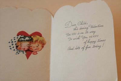 画像1: アメリカ製　ヴィンテージギフトカード  ヴァレンタイン