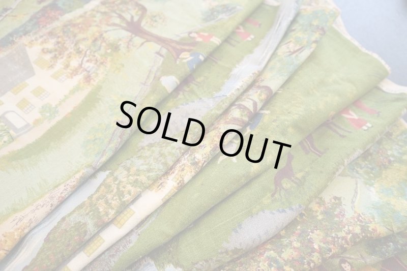 画像9: アメリカ製 ヴィンテージファブリック グランマモーゼス (9)