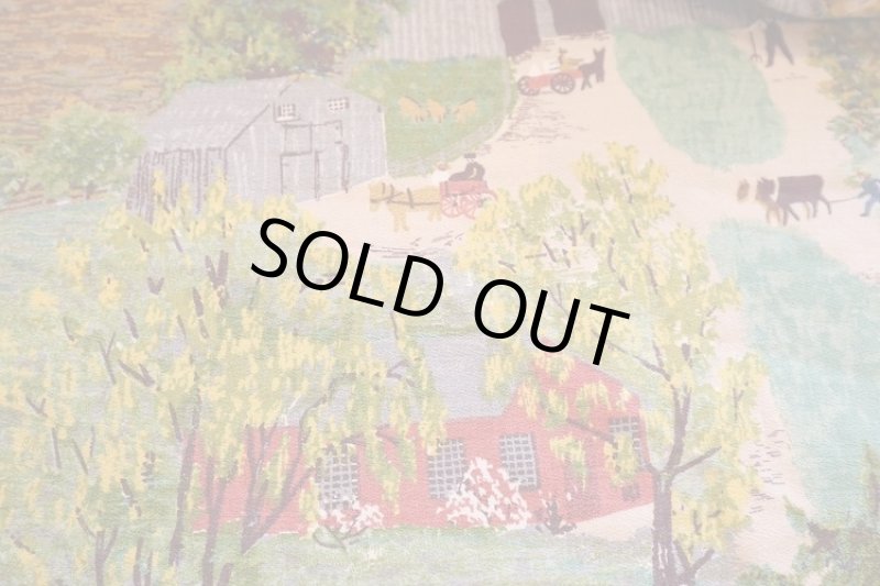 画像4: アメリカ製　ヴィンテージファブリック　グランマモーゼス (4)