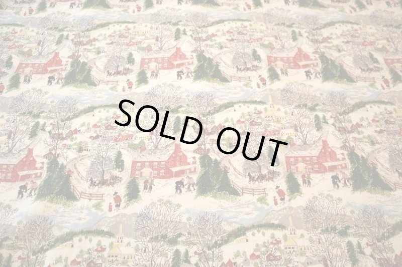 画像4: アメリカ製 ヴィンテージファブリック グランマモーゼス (4)