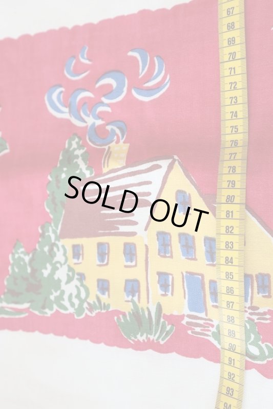 画像2: アメリカ製　ヴィンテージファブリック　テーブルクロス (2)