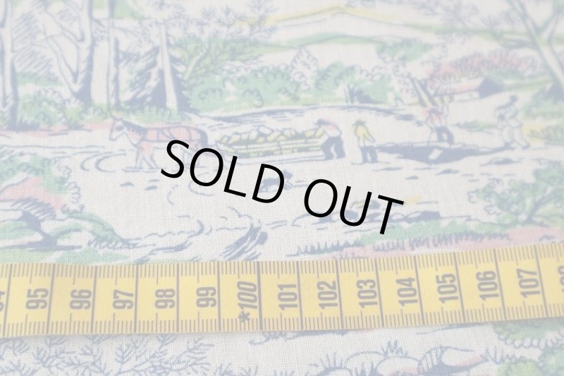 画像2: アメリカ製　ヴィンテージファブリック　フィードサック (2)