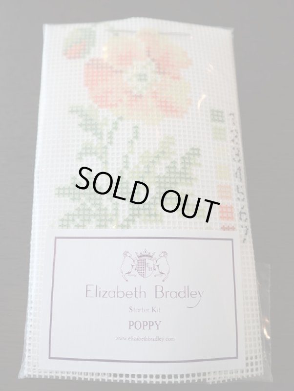 画像1: イギリス製　Elizabeth  Bradley ニードルポイントキット　Poppy (1)