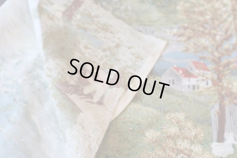 画像3: アメリカ製　ヴィンテージファブリック　グランマモーゼス (3)