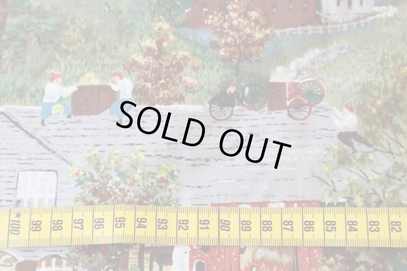 画像4: アメリカ製　ヴィンテージファブリック　グランマモーゼス (4)