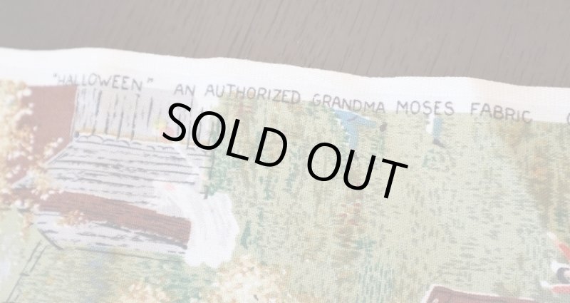 画像2: アメリカ製　ヴィンテージファブリック　グランマモーゼス (2)