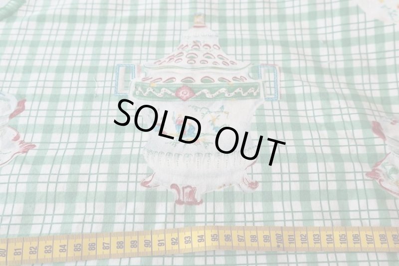 画像2: アメリカ製　ヴィンテージファブリック　プレート (2)