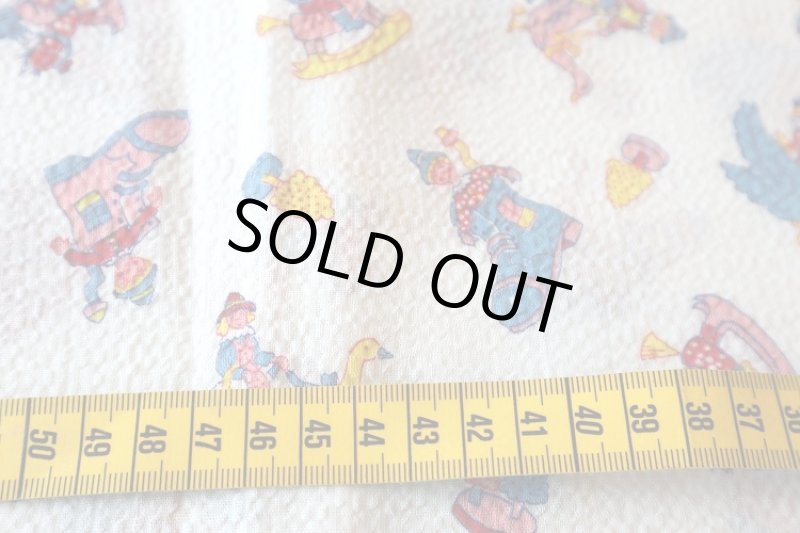 画像2: アメリカ製　ヴィンテージファブリック　ナーサリーライム (2)