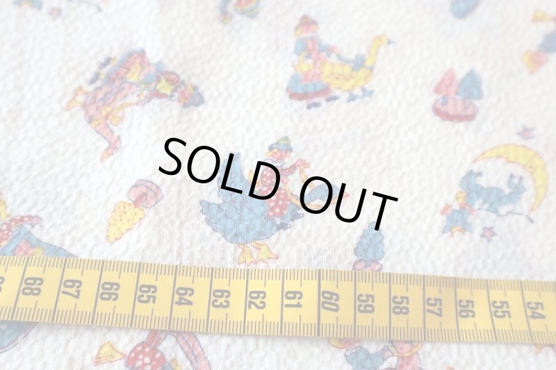 画像3: アメリカ製　ヴィンテージファブリック　ナーサリーライム (3)