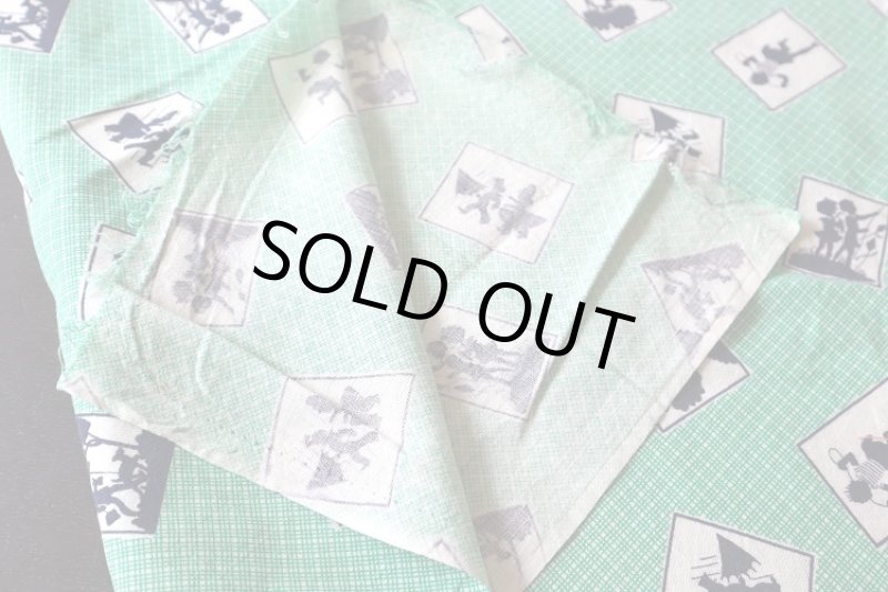 画像2: アメリカ製　ヴィンテージフィードサック　シルエット (2)