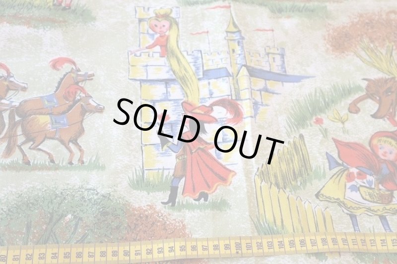 画像3: アメリカ製　ヴィンテージファブリック　ナーサリーライム (3)