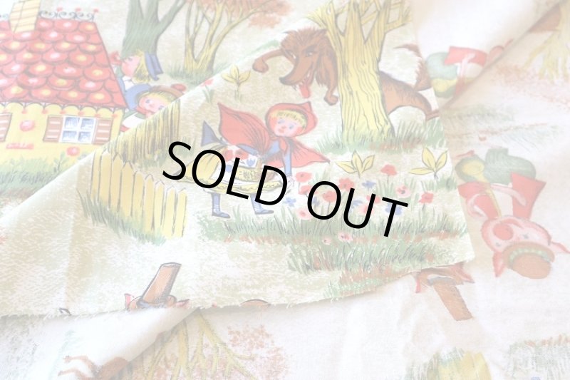 画像5: アメリカ製　ヴィンテージファブリック　ナーサリーライム (5)