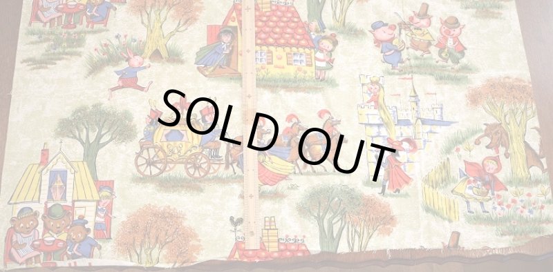 画像6: アメリカ製　ヴィンテージファブリック　ナーサリーライム (6)