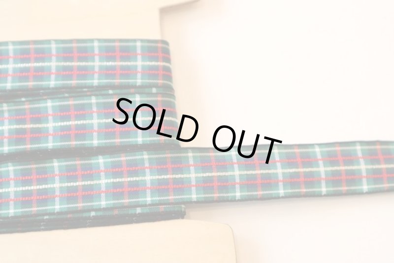 画像1: イギリス製 タータンチェックリボン Mackenzie (1)