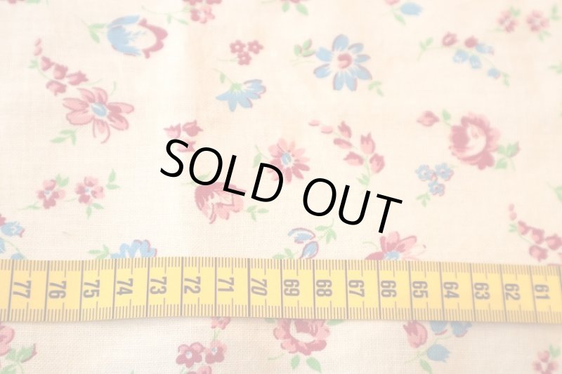 画像3: アメリカ製　ヴィンテージフィードサック　スモールフラワー (3)