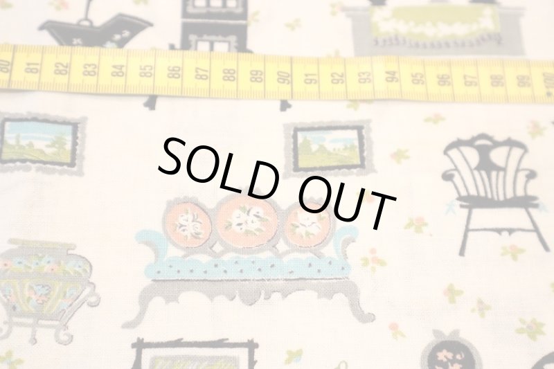 画像2: アメリカ製　ヴィンテージフィードサック　ドレッサーブルー (2)