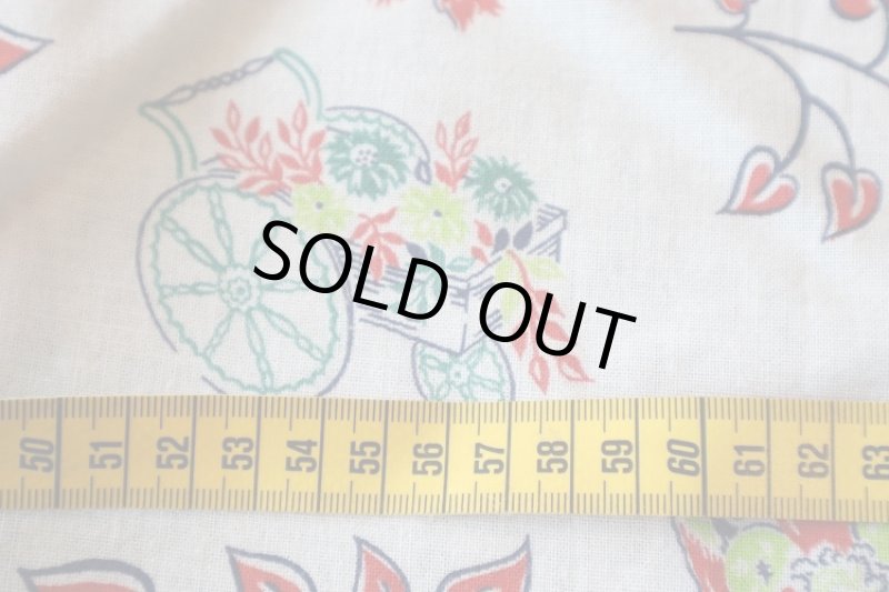 画像2: アメリカ製　ヴィンテージフィードサック　キッチン (2)