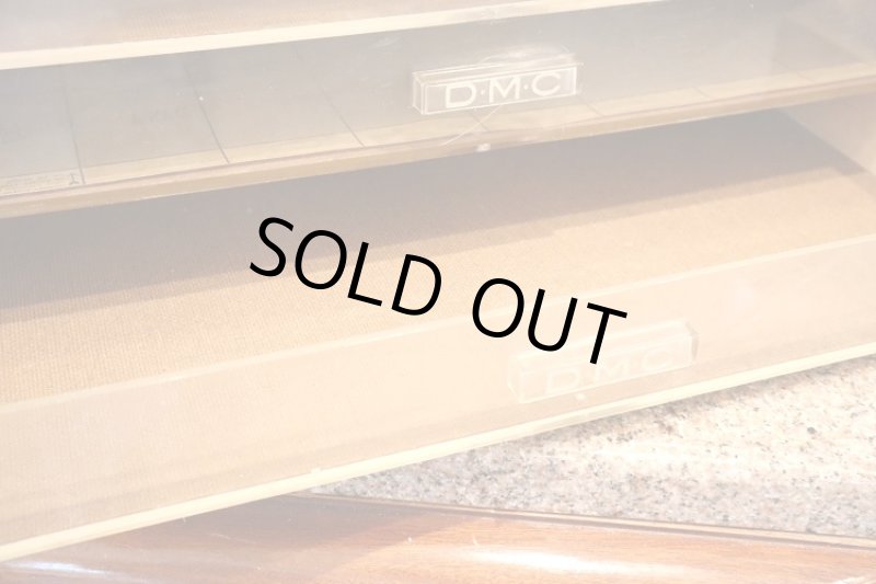 画像2: フランス製　ヴィンテージ　DMC ３段　ボックス (2)