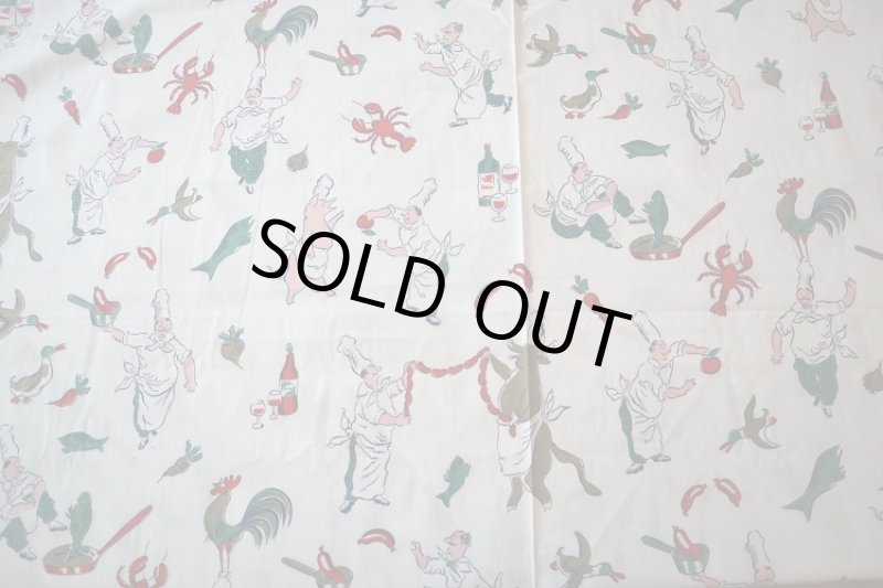 画像2: アメリカ製　ヴィンテージファブリック 　コック (2)