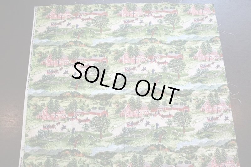 画像4: アメリカ製　ヴィンテージファブリック　グランマモーゼス (4)