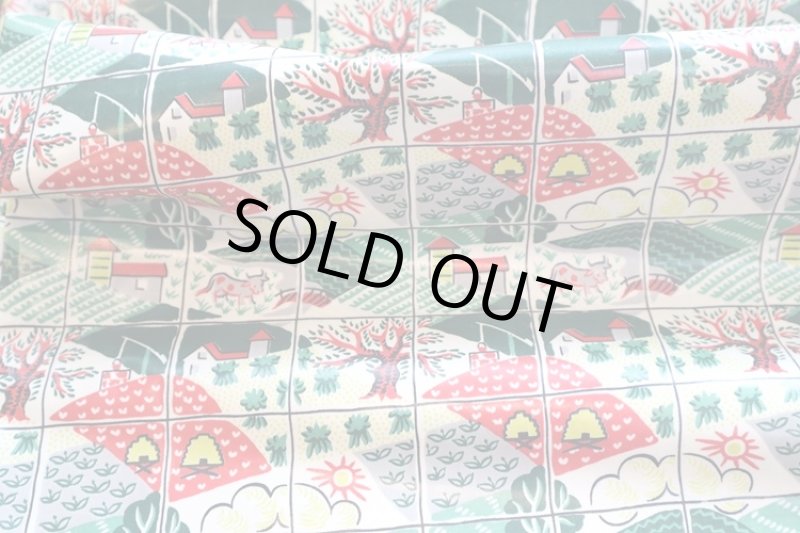 画像2: アメリカ製　ヴィンテージファブリック　チンツ (2)