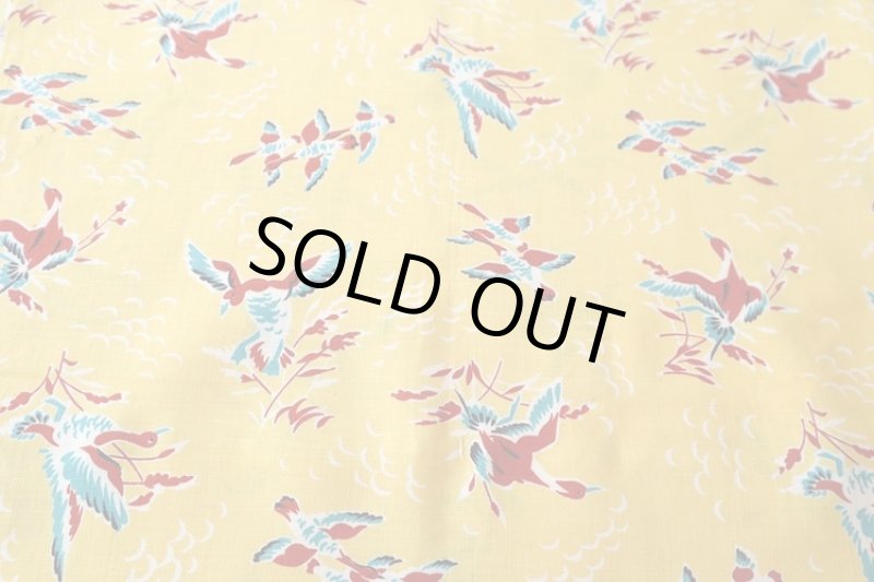 画像1: アメリカ製　ヴィンテージフィードサック　鳥　ＳＡＬＥ！ (1)