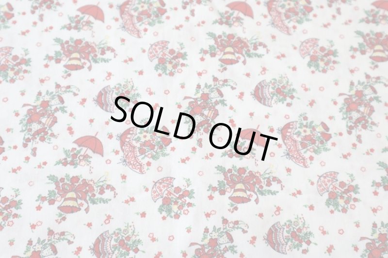 画像1: アメリカ製　ヴィンテージ　ファブリック　ベルとパラソル SALE! (1)