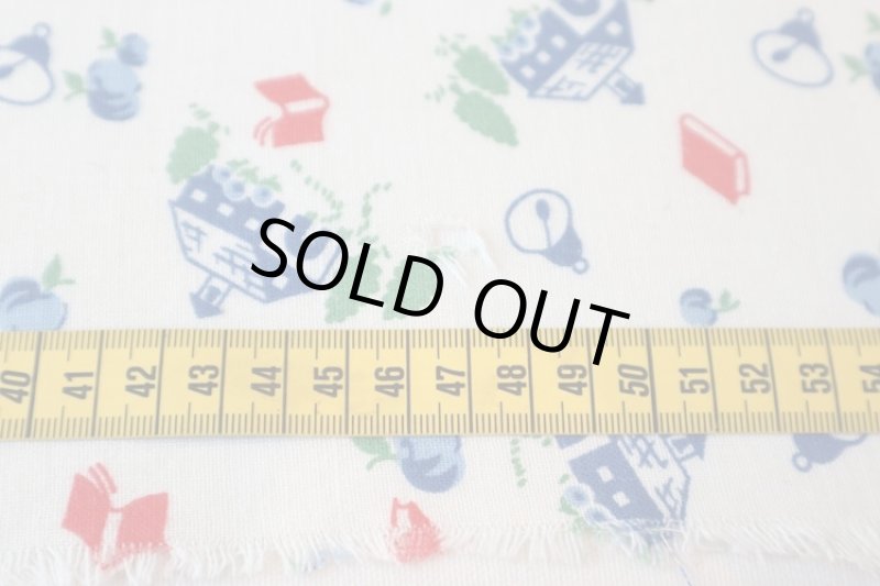 画像2: アメリカ製　ヴィンテージフィードサック　スクール (2)