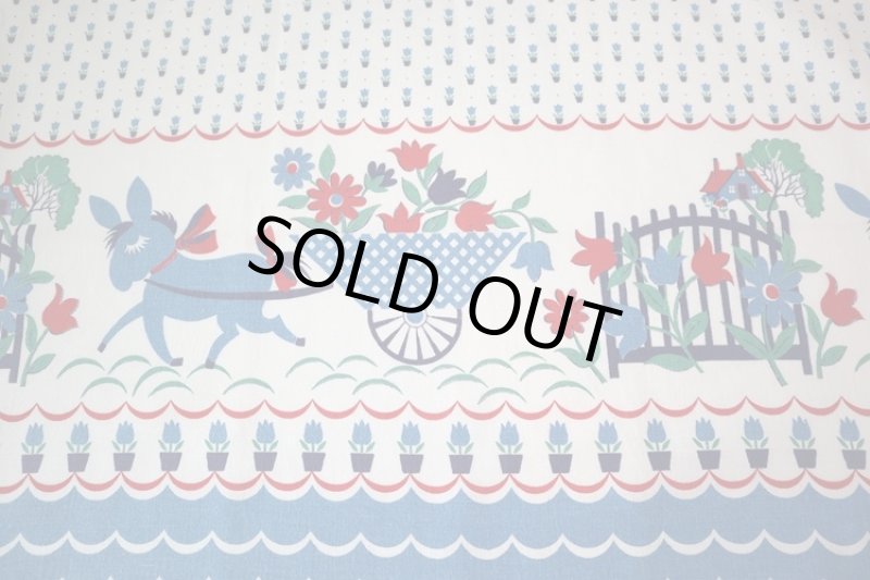 画像2: アメリカ製　ヴィンテージフィードサック　ろば君 SALE! (2)