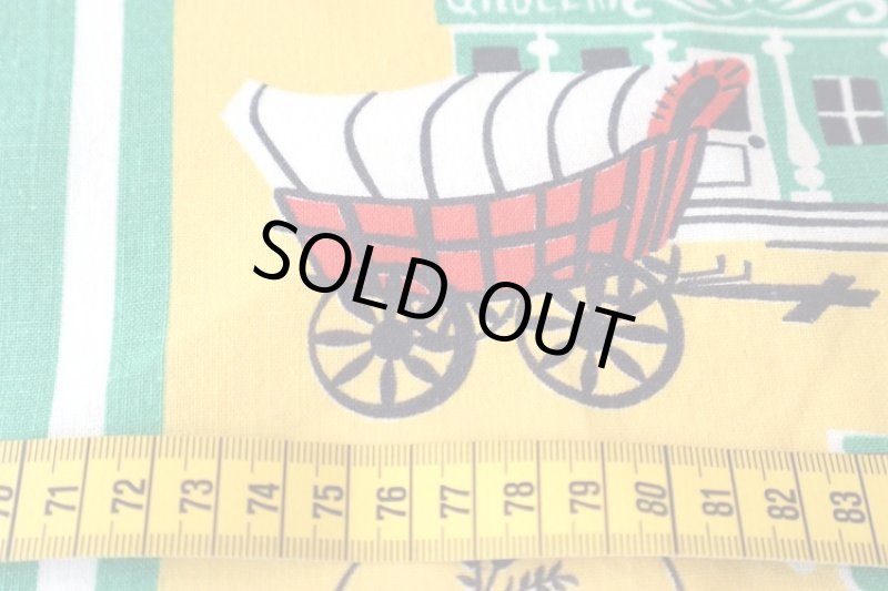 画像2: アメリカ製　ヴィンテージ　フィードサック　トレイン (2)