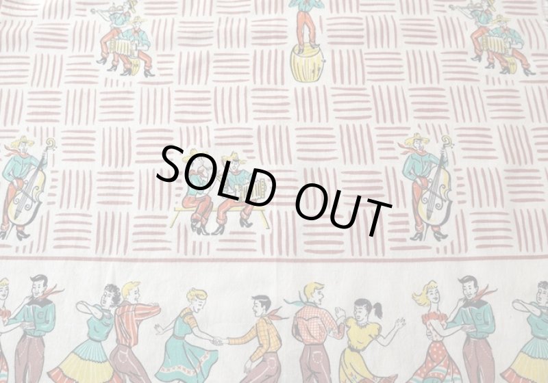 画像2: アメリカ製　ヴィンテージ　フィードサック　ダンス (2)