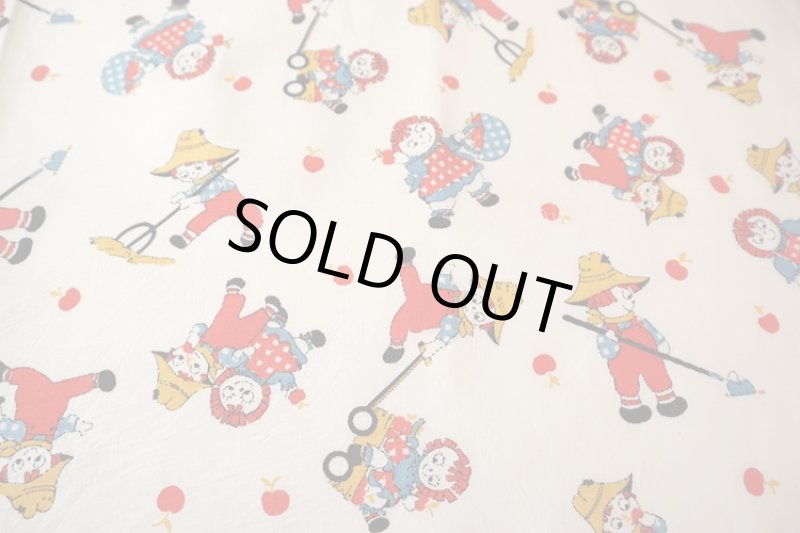 画像1: アメリカ製　ヴィンテージファブリック　ラガディアンアンドアンディ　SALE! (1)