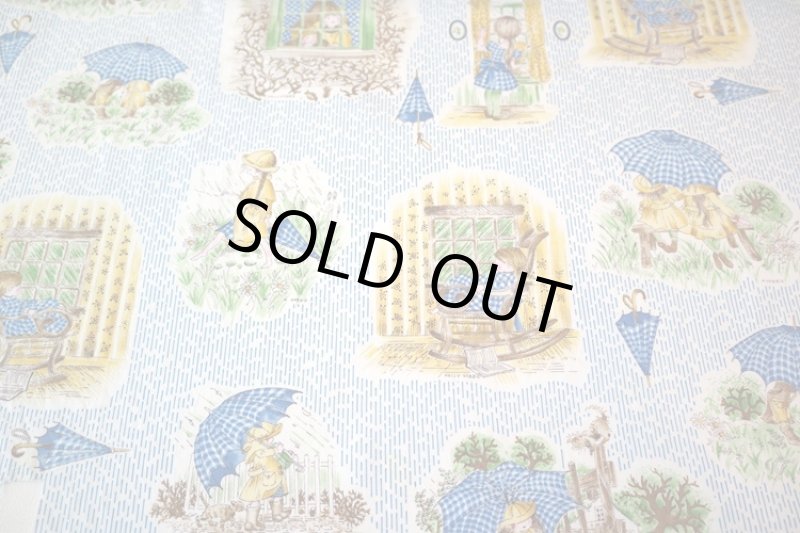 画像2: アメリカ製　ヴィンテージ　ファブリック  　Holly Hobbie (2)