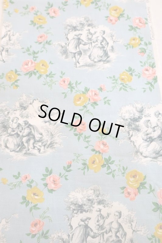 画像1: フランス製　ヴィンテージファブリック 　 (1)