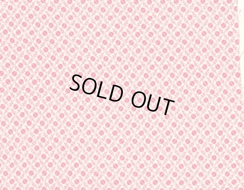 画像1: アメリカ製　ヴィンテージフィードサック　レッドボタン SALE! (1)