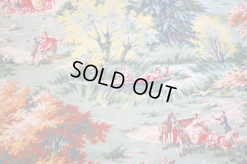 画像2: フランス製　ヴィンテージファブリック 　トワルドジュイ (2)