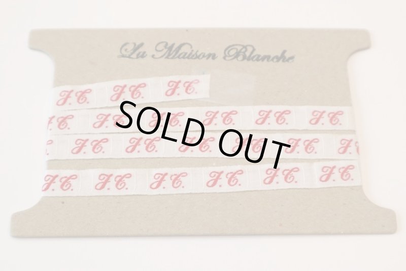 画像1: フランス製　ヴィンテージイニシャルテープ　J.T (1)