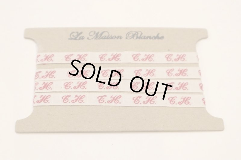 画像1: フランス製 ヴィンテージイニシャルテープ T.H (1)