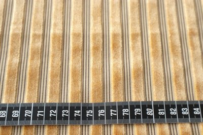 画像1: アメリカ製　ヴィンテージファブリック　ベルベットストライプ　SALE!