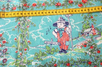 画像3: アメリカ製　ヴィンテージフィードサック 子供柄