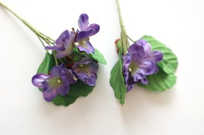 画像1: ドイツ製ヴィンテージフラワー　パンジー　SALE!