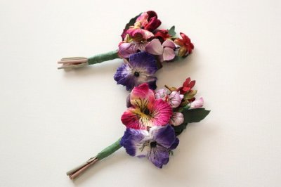 画像1: ドイツ製ヴィンテージフラワー　パンジー　SALE!