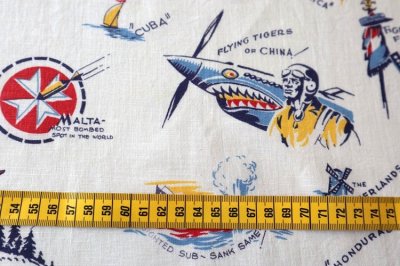 画像1: アメリカ製　ヴィンテージフィードサック パトリオット　SALE!