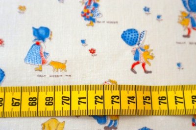 画像1: アメリカ製　ヴィンテージファブリック　Holly Hobbie ミニ