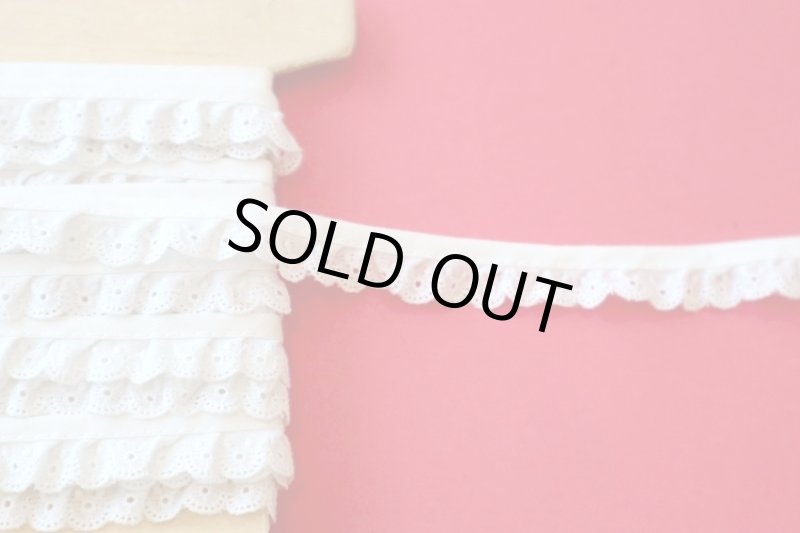 画像1: アメリカ製　ヴィンテージコットントリム (1)